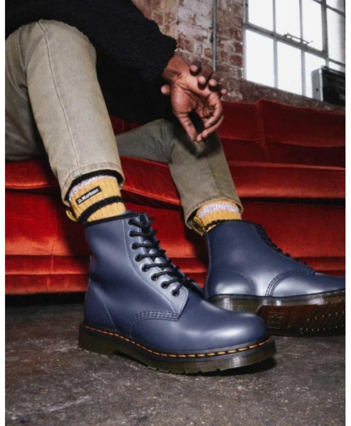 
            1460 Smooth Leather Lace Up Boots INDIGO        
