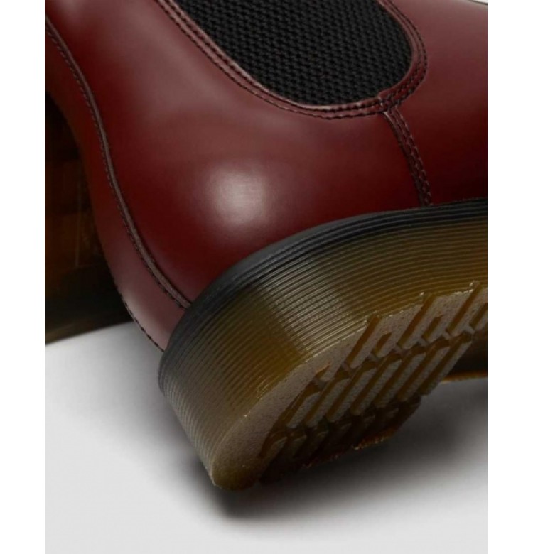 
            2976 Smooth Leather Chelsea Boots CHERRY RED        