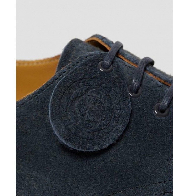 
            1461 Made In England Suede Oxford Shoes INDIGO        