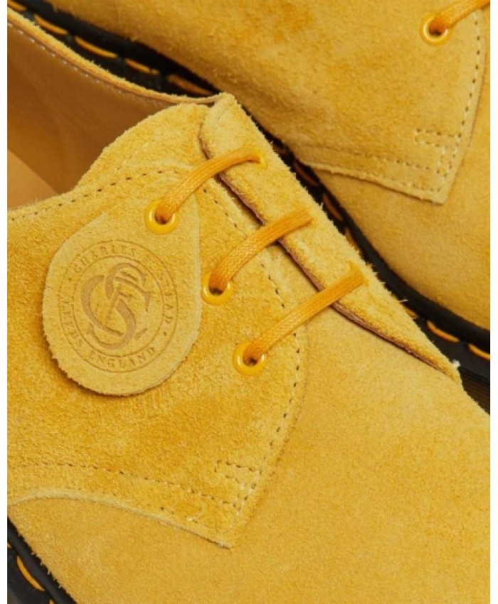 
            1461 Made In England Suede Oxford Shoes SUN YELLOW        