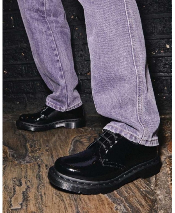 
            1461 Women Mono Patent Leather Shoes BLACK        
