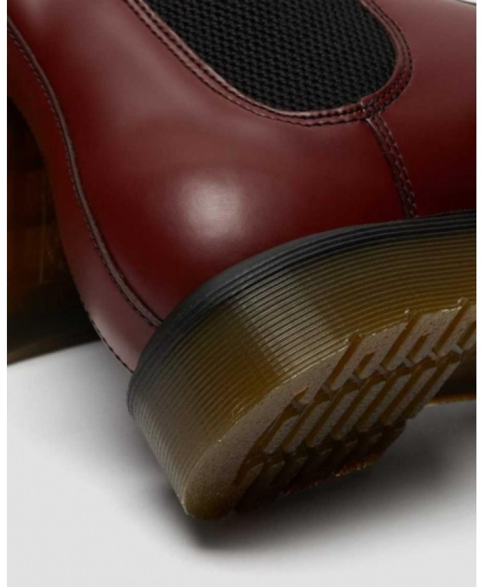 
            2976 Smooth Leather Chelsea Boots CHERRY RED        